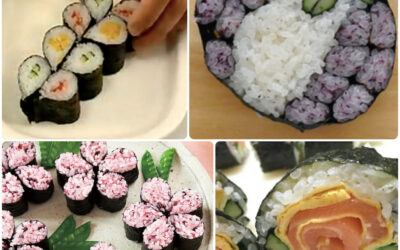 Project Flower-Inspired Rolled Sushi